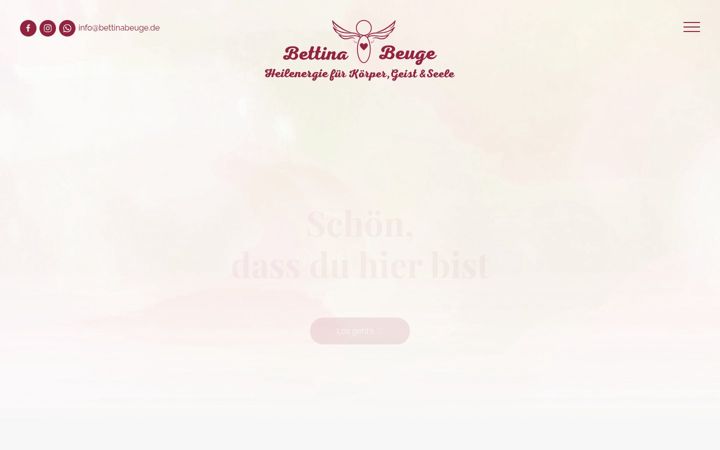 Screenshot of bettinabeuge.de