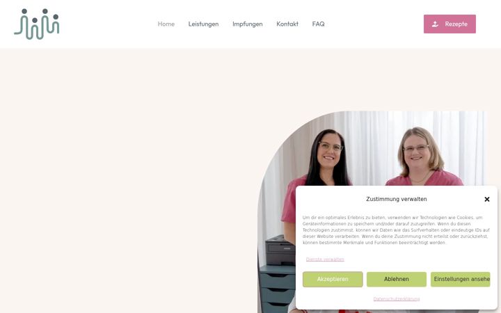 Screenshot of bettinakovacs.at