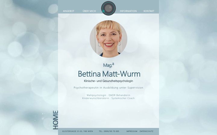 Screenshot of bettinamatt.at