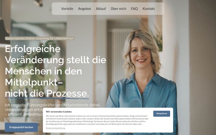 Screenshot of bettinaschnier.de