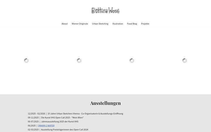 Screenshot of bettinawong.at
