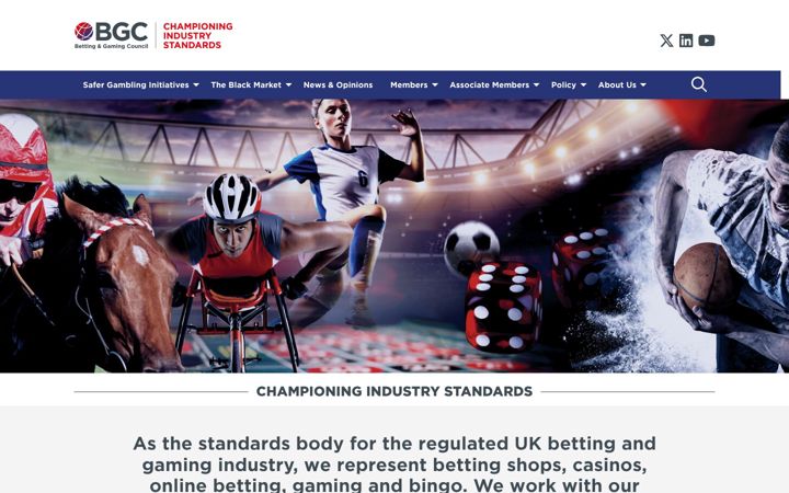 Screenshot of bettingandgamingcouncil.com