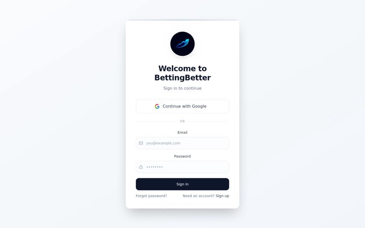 Screenshot of bettingbetter.online
