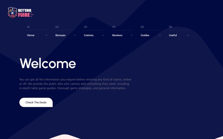 Screenshot of bettingflare.com