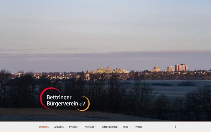 Posnetek zaslona bettringer-buergerverein.de
