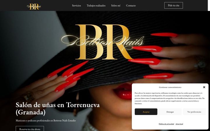Screenshot of bettrosenails.com