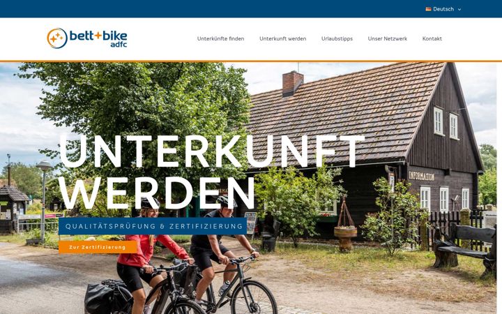 Screenshot of bettundbike.de