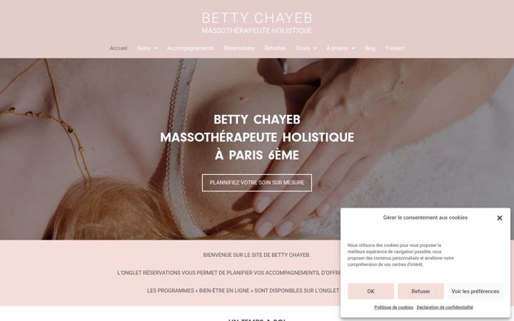 Screenshot of bettychayeb.com