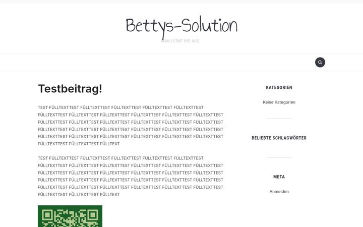 Screenshot of bettys-solution.de