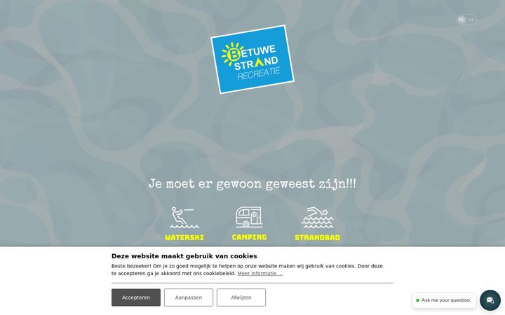 Skjermbilde av betuwestrand.nl