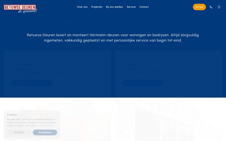 Skjermbilde av betuwsedeuren.nl