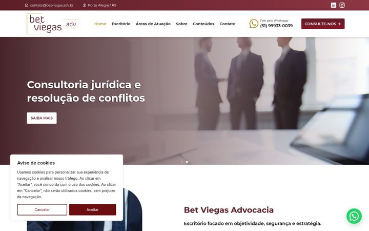 Screenshot of betviegas.adv.br