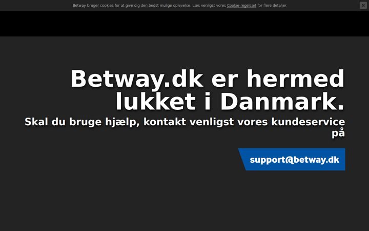Screenshot of betway.com.gh