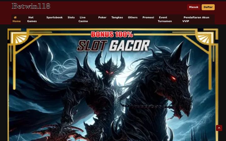Screenshot of betwin118.net