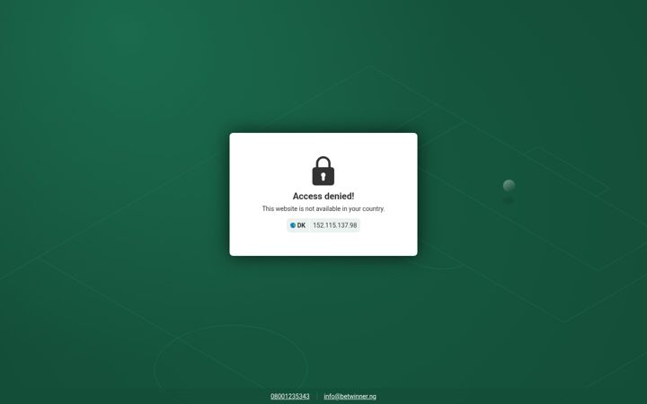 Screenshot of betwinner.ng