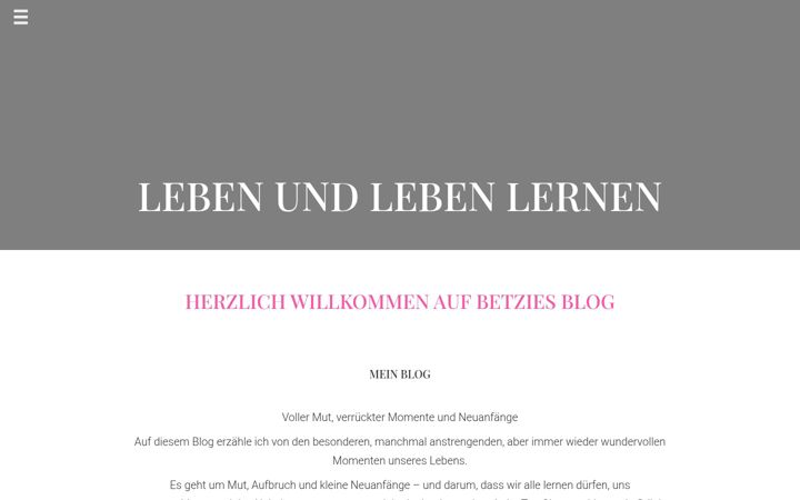 Screenshot of betziesblog.de