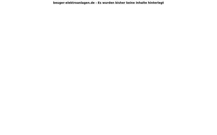 Screenshot of beuger-elektroanlagen.de