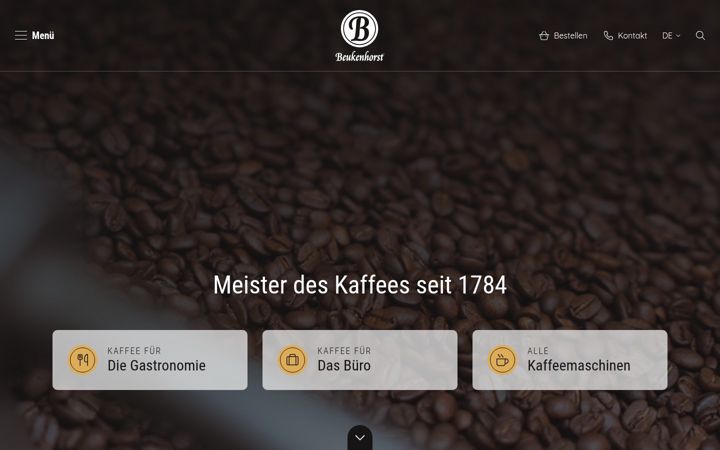Screenshot of beukenhorst.de
