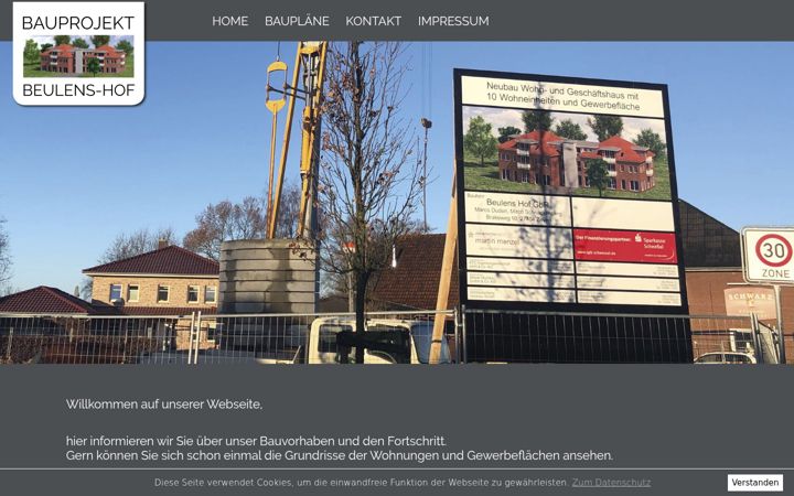 Screenshot of beulens-hof.de