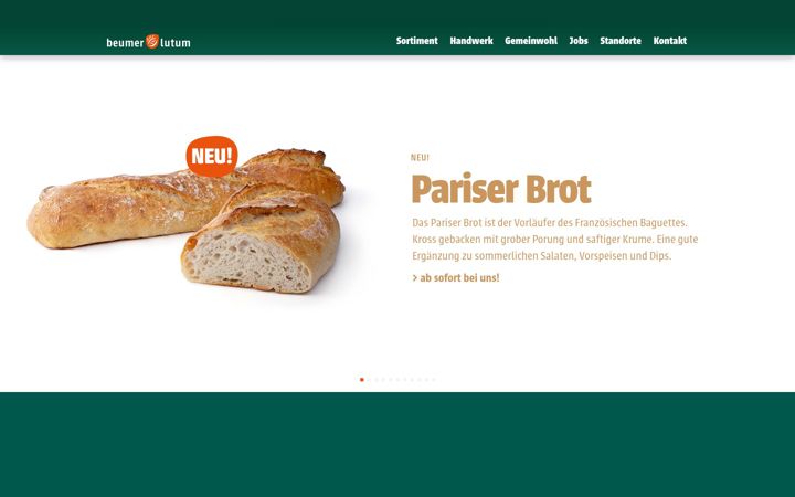 Screenshot of beumer-lutum.de