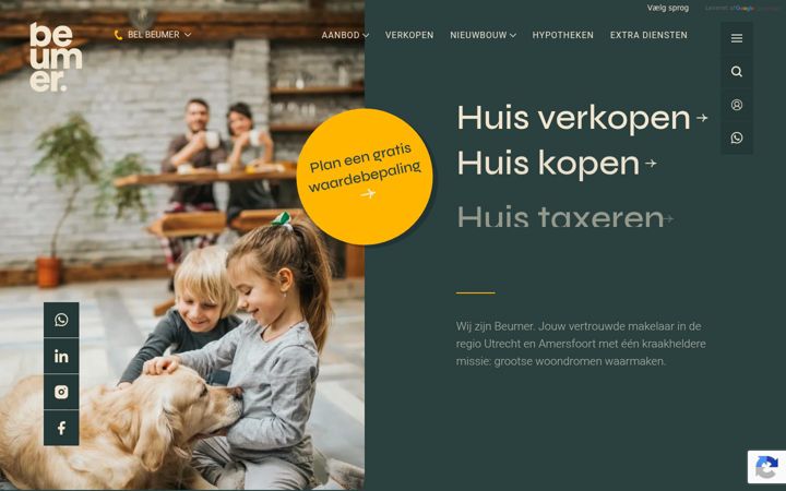 Screenshot of beumer.nl