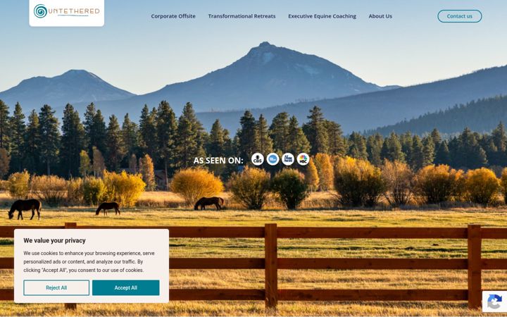 Screenshot of beuntethered.co