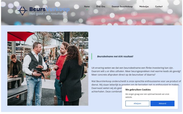 Screenshot of beursverkoop.nl