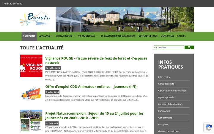 Screenshot of beuste.fr