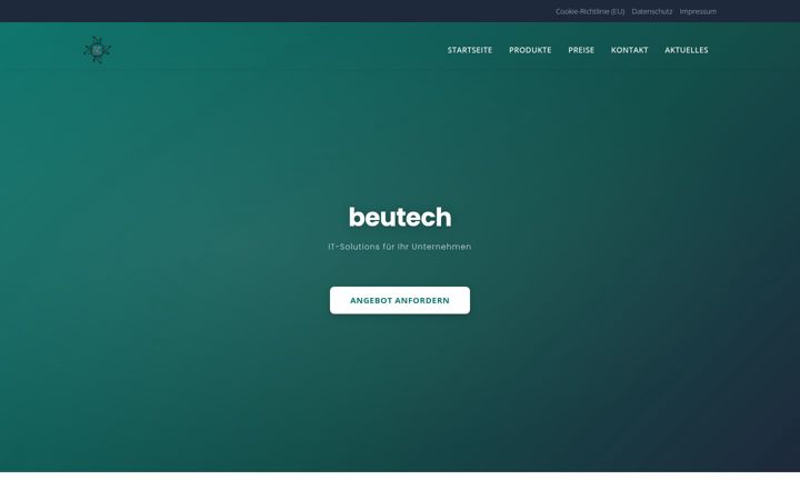 Screenshot of beutech.at