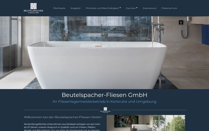 Screenshot of beutelspacher-fliesen-gmbh.de
