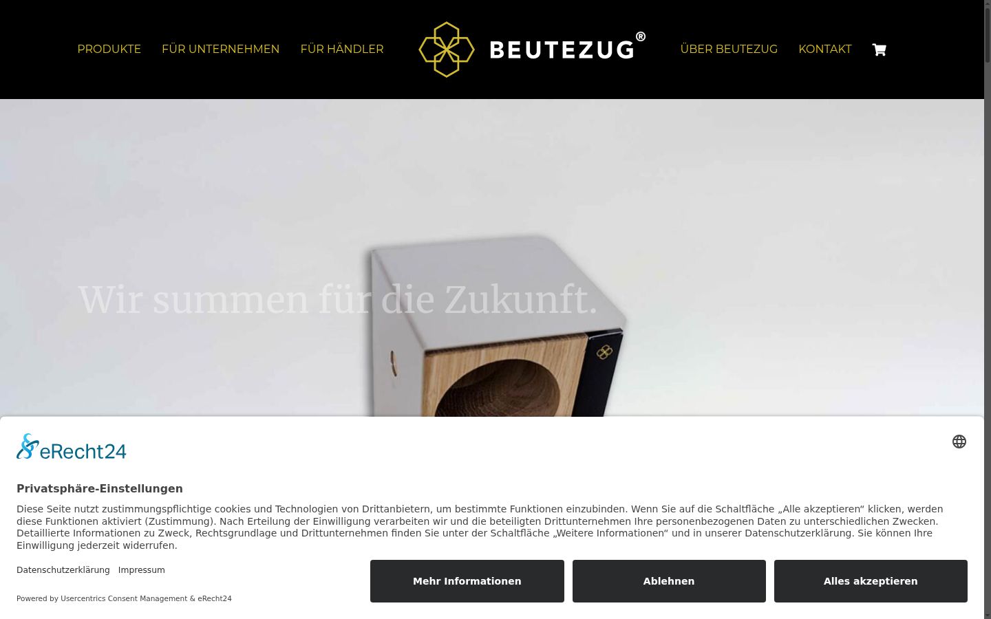Screenshot tal-banner tal-kunsens muri qabel kwalunkwe interazzjoni