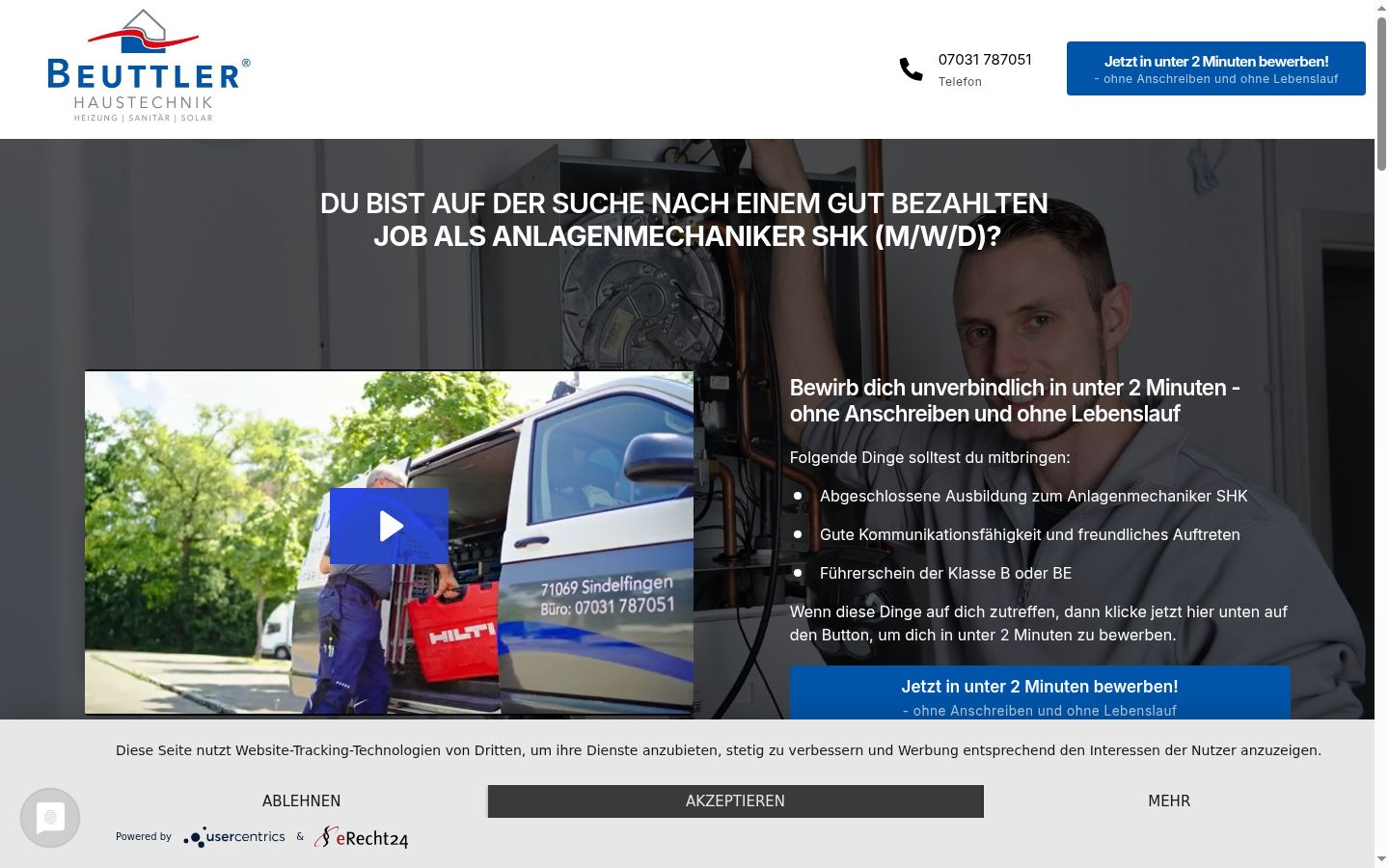 Sutikimo reklamjuostės, rodytos prieš bet kokią sąveiką, ekrano kopija