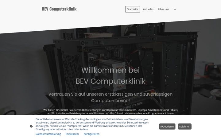 Captura de pantalla de bev-computerklinik.de