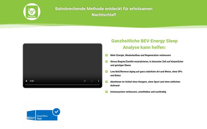 Screenshot of bev-methode.de