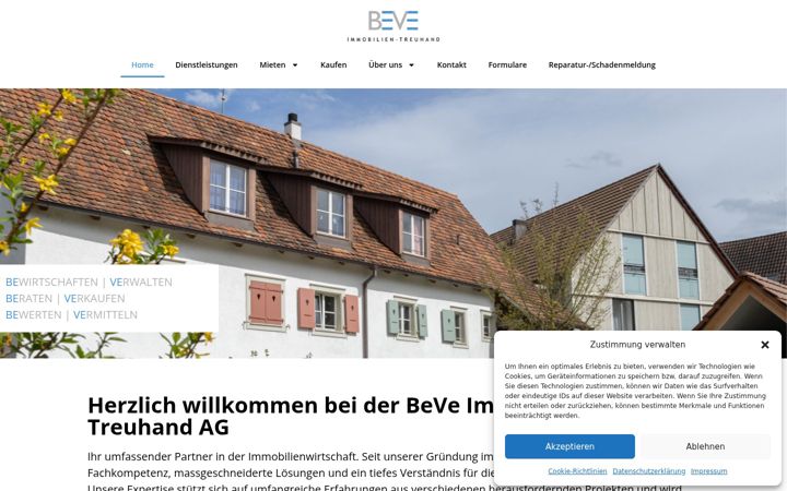 Skærmbillede af beve.ch