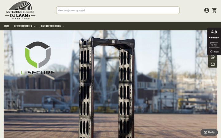 Screenshot of beveiligings-detectie.nl