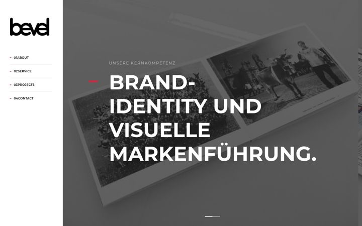 Screenshot of bevel.ch