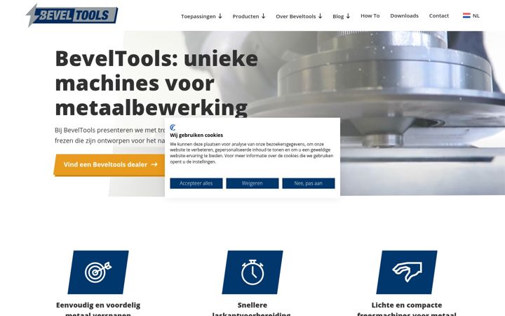 Screenshot of beveltools.nl