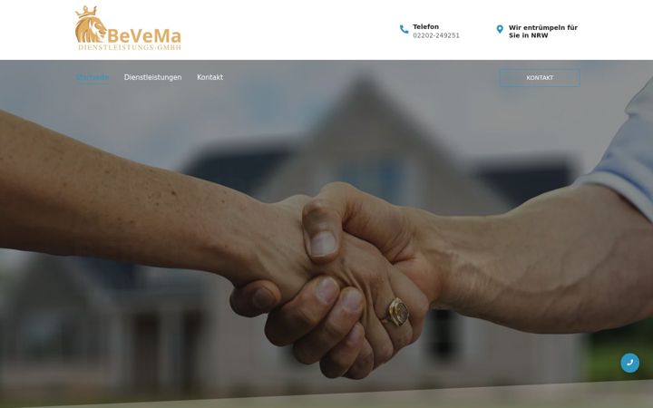Screenshot of bevema.de
