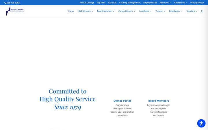 Screenshot of bevenandbrock.com