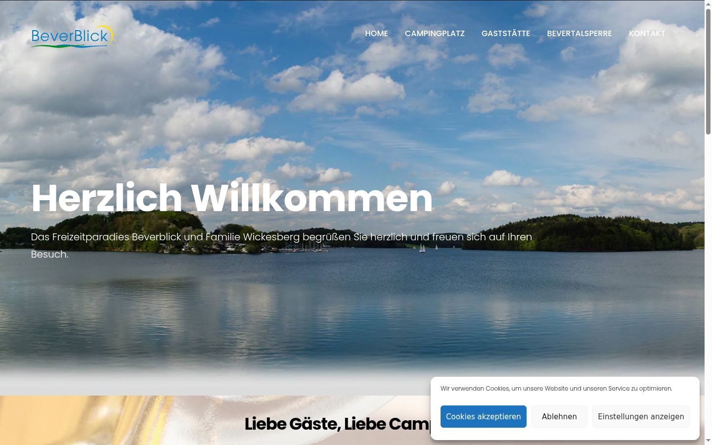 Screenshot van de toestemmingsbanner zoals getoond vóór enige interactie