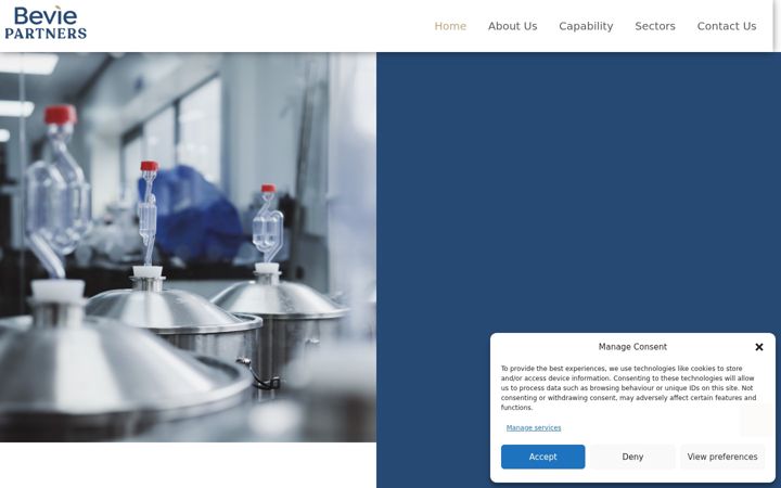 Screenshot of beviepartners.com