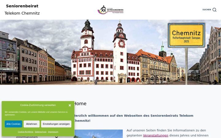 Screenshot of bew-telekom-chemnitz.de