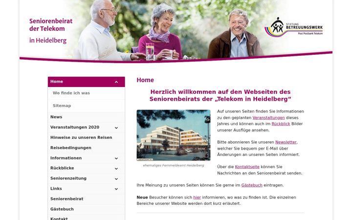 Screenshot of bew-telekom-heidelberg.de