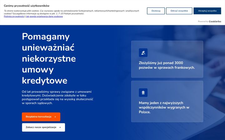 Captura de pantalla de bewagroup.pl