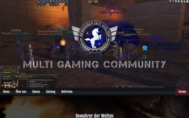 Screenshot von bewahrer-der-welten.de