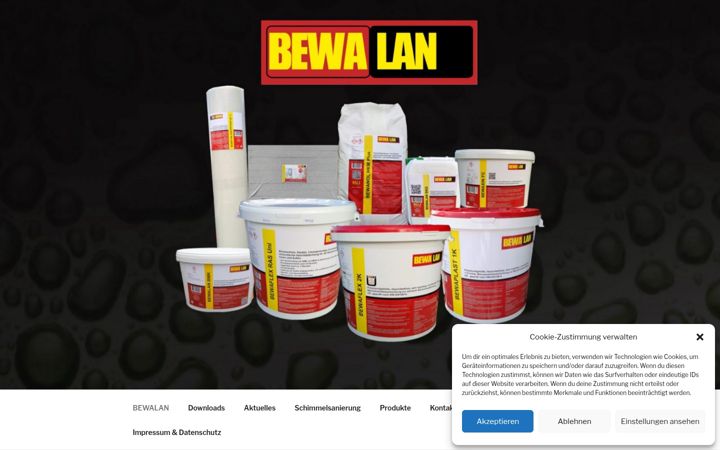 Screenshot of bewalan.de