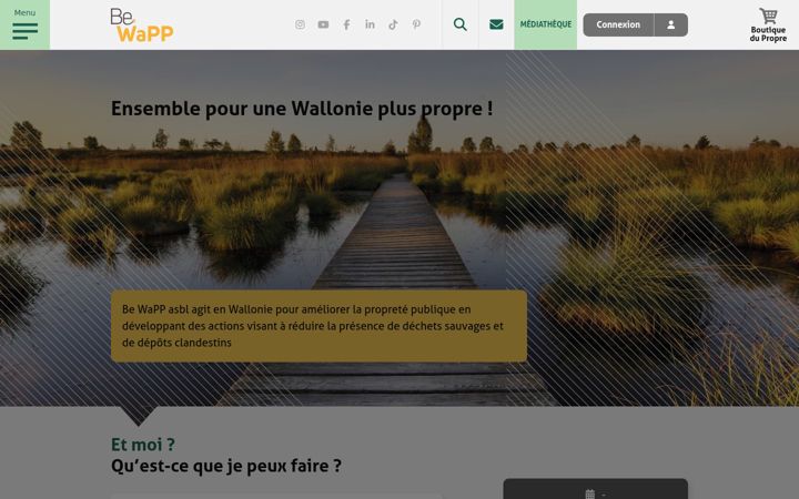 Screenshot of bewapp.be