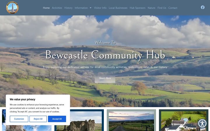 Screenshot of bewcastlehub.org