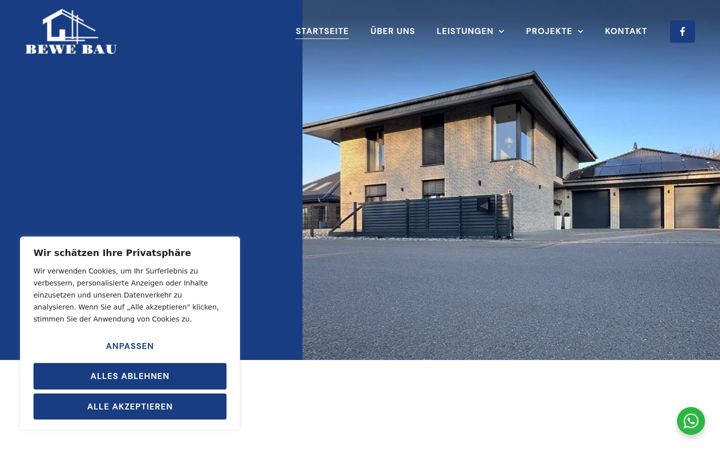 Screenshot of bewe-bau.de
